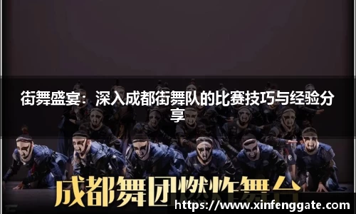 街舞盛宴：深入成都街舞队的比赛技巧与经验分享