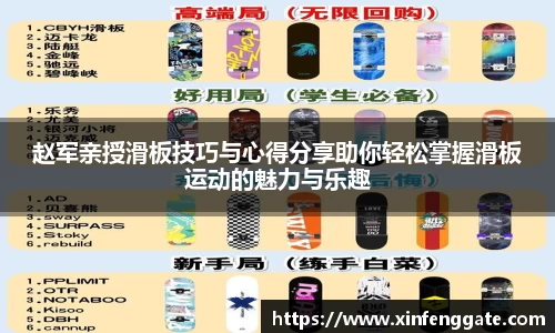 赵军亲授滑板技巧与心得分享助你轻松掌握滑板运动的魅力与乐趣